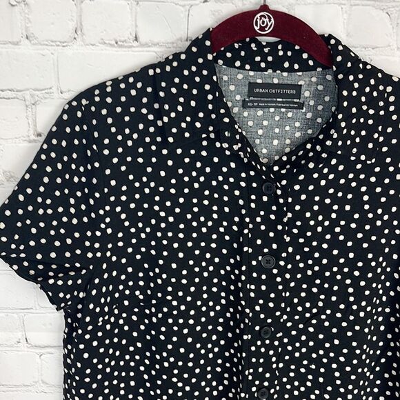 Urban Outfitters Polka Dot Button Down Shirt Dress - Picture 3 of 6